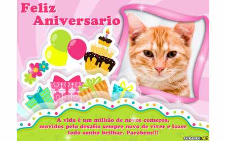 Moldura - Moldura Com Mensagem De Aniversario