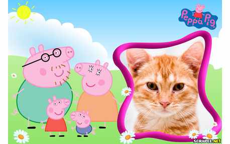 Moldura - Peppa Pig
