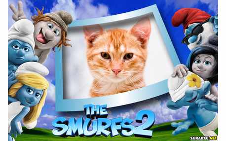 Moldura - The Smurfs 