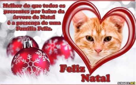 Moldura - Familia Feliz No Natal