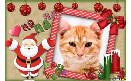 Moldura - Papai Noel