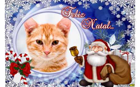 Moldura - Papai Noel