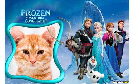 Moldura - Frozen Uma Aventura Congelante