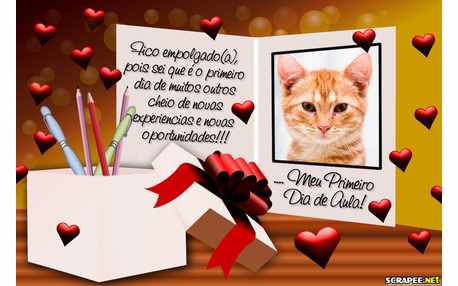 Moldura - Primeiro Dia De Aula