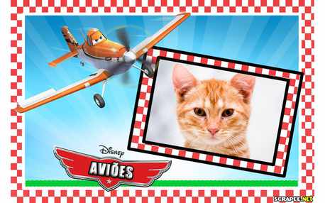 Moldura - Avioes Disney