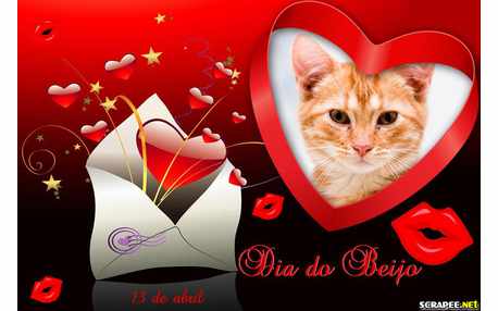 Moldura - Feliz Dia Do Beijo