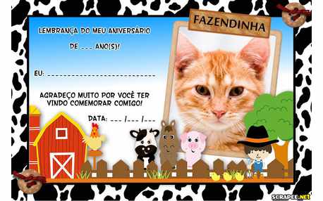 Moldura - Lembrancinha Da Fazendinha