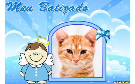 Moldura - Batizado De Menino