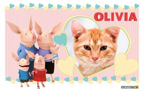 Moldura - Olivia A Porquinha