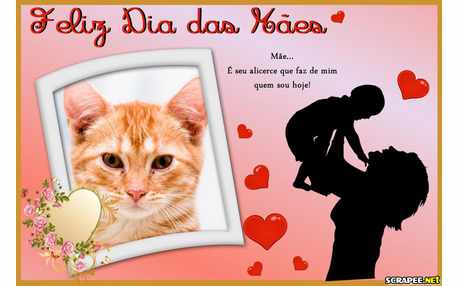 Moldura - Dia Das Maes Com Filho No Colo