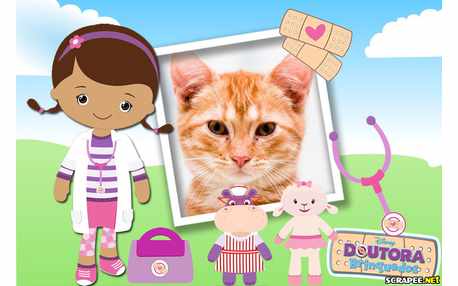 Moldura - Doutora Brinquedo A Ovelhinha E A Ipotamo