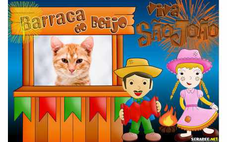 Moldura - Barraquinha Do Beijo De Sao Joao