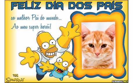Moldura - Papai Simpson