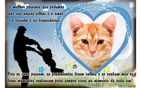 Moldura - Melhor Presente Para Os Filhos