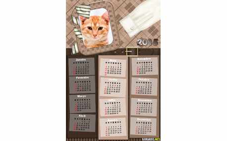 Moldura - Calendario Masculino