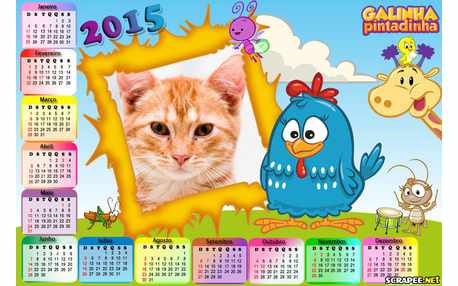 Moldura - Galinha Pintadinha 2015