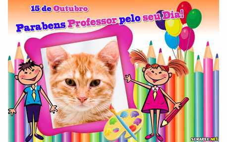 Moldura - Parabens Professor