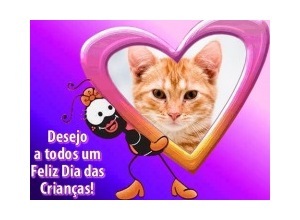 Moldura - Desejo Feliz Dia Das Criancas