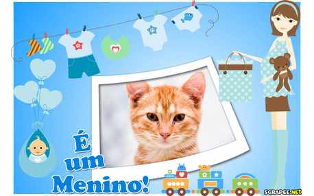 Moldura - Gravida De Menino