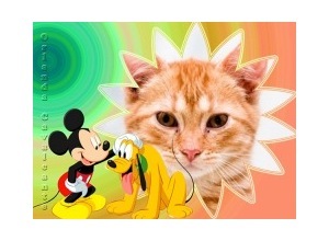 Moldura - Mickey E Pluto