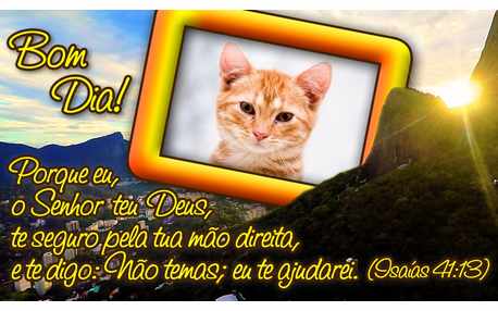 Moldura - Bom Dia Isaias 41