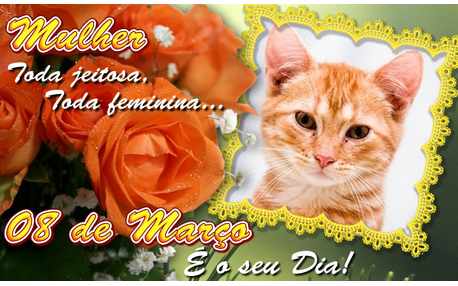 Moldura - Dia Da Mulher 08 De Marco