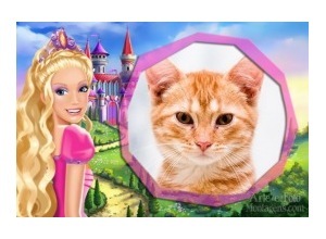 Moldura - Barbie Castelo