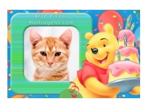 Moldura - Pooh Aniversario