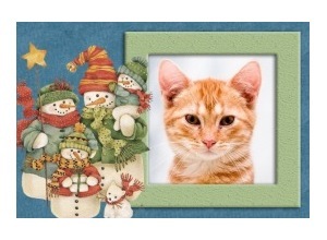 Moldura - Bonecos De Natal