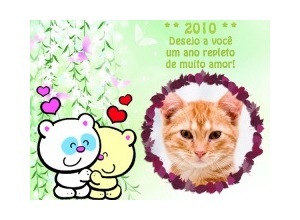 Moldura - Feliz 2010   Amor
