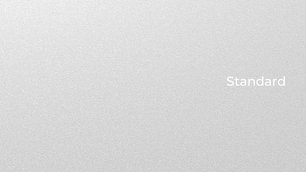 standard projection screen grit pattern
