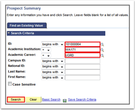 Search Criteria