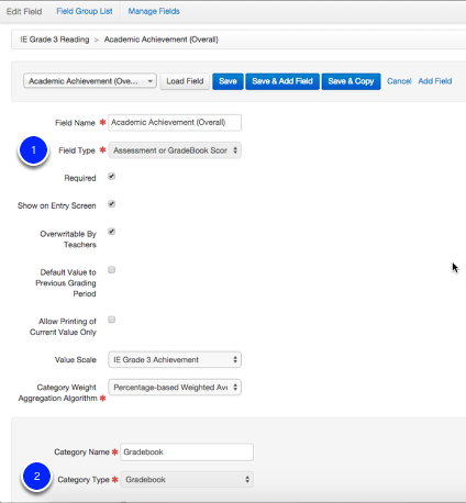 Editing or Changing Fields