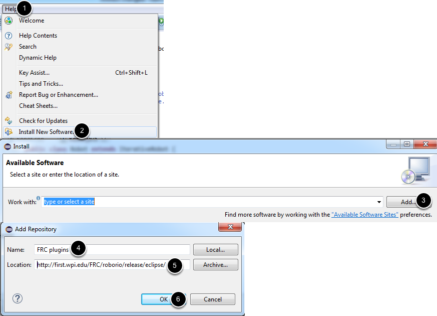 Installing the development plugins - Option 1: Online Install