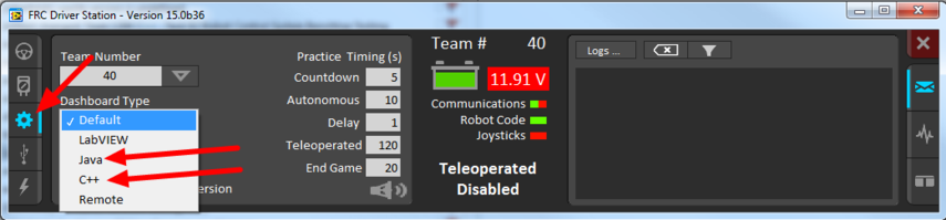 Installing the SmartDashboard