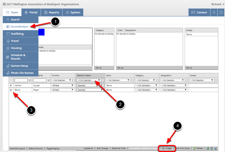 Team Search - Internet Explorer