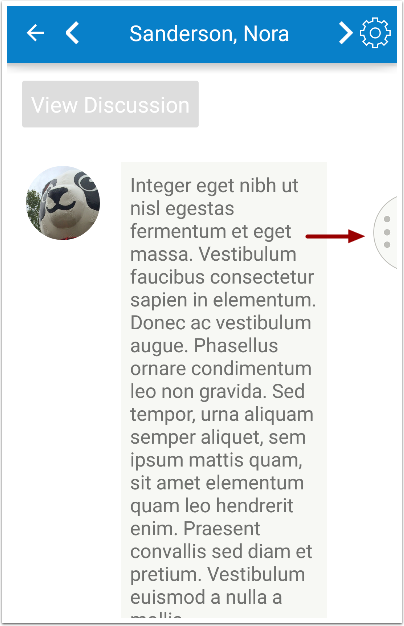 Open Menu Tab