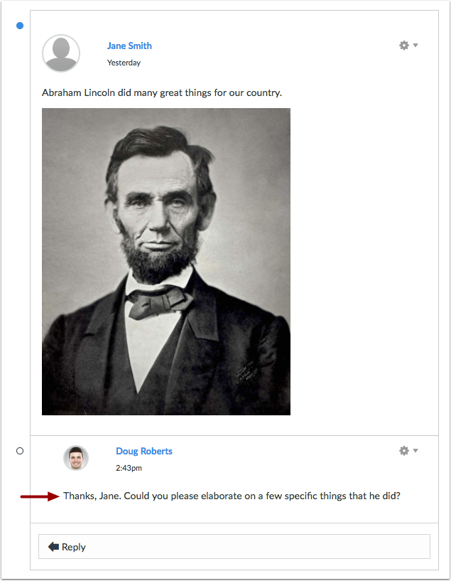 View Your Reply