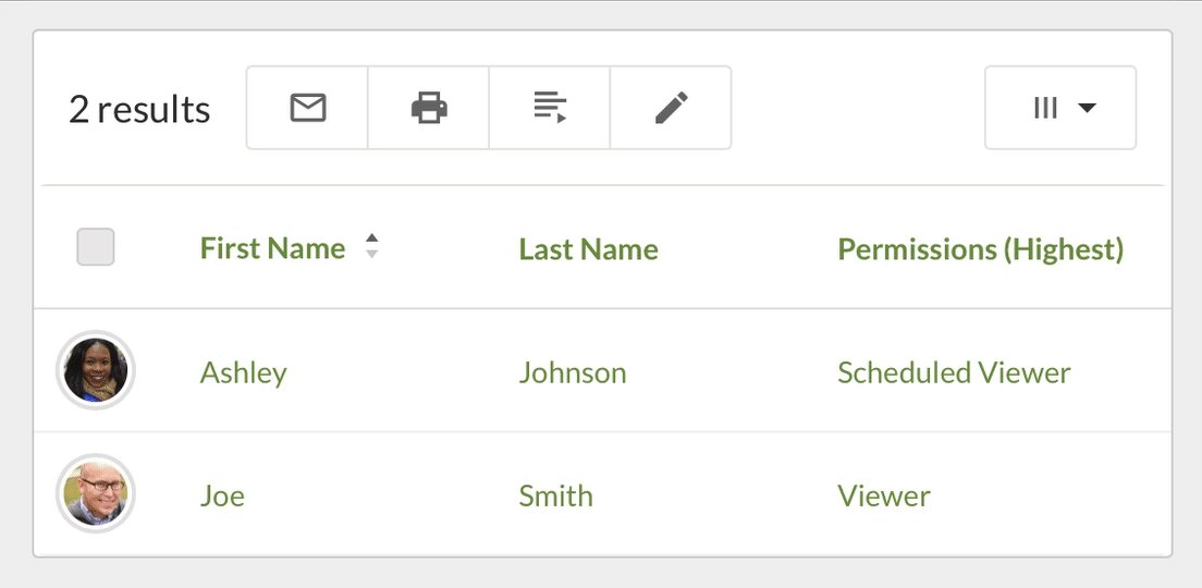 How to Select people
