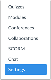 Open Settings