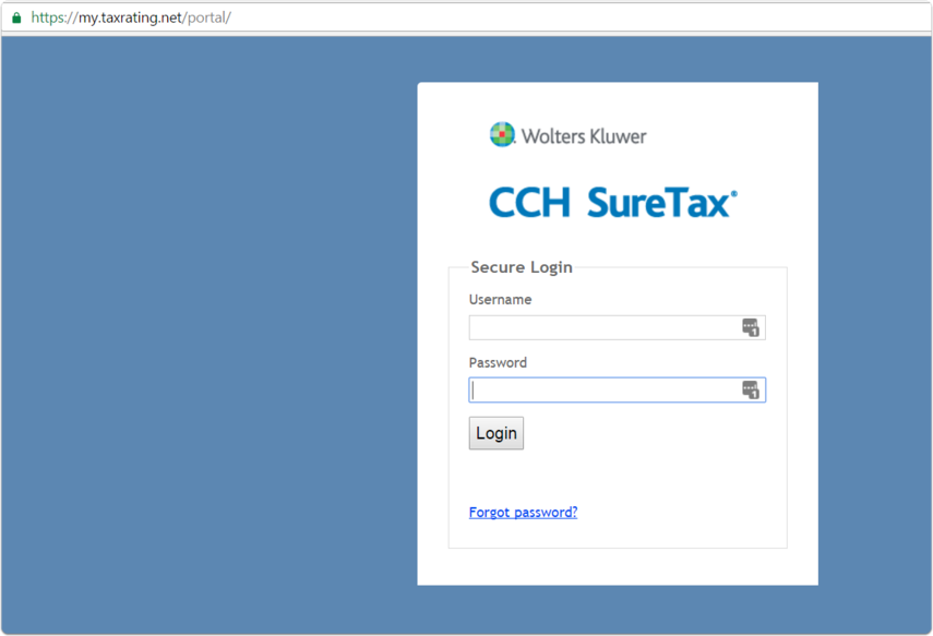 SureTax Monthly Tax Report