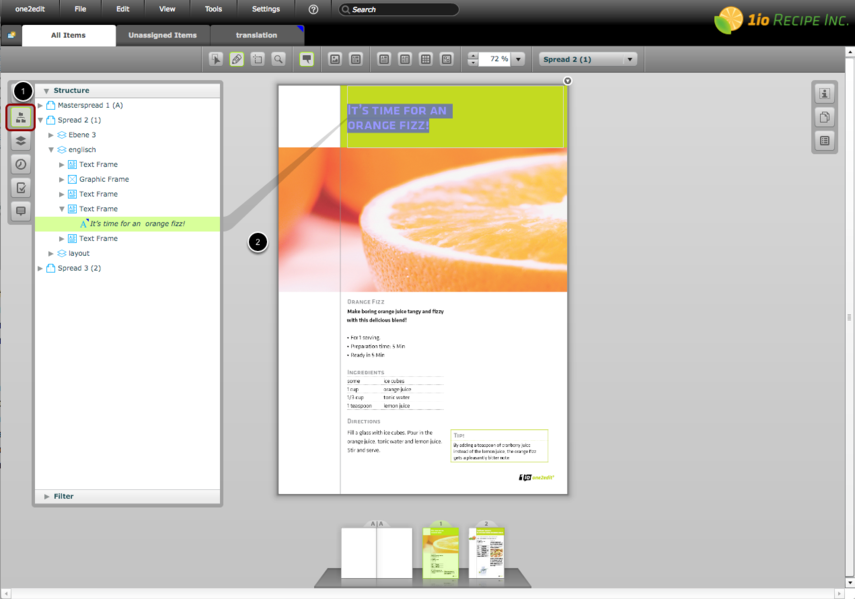 NOTE: Structure-to-Document connection