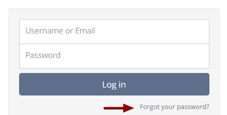 Resetting password