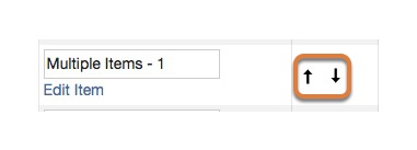 Edit item contents