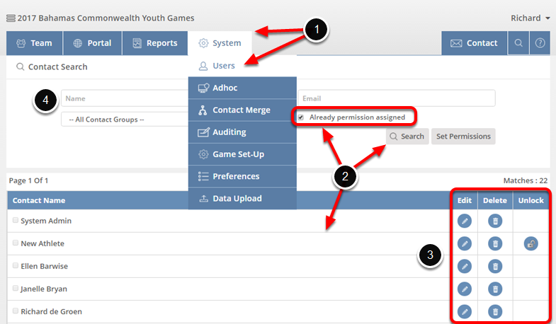 Setup a Plus1% System User