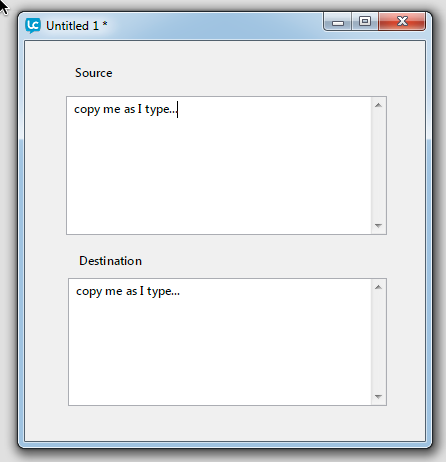 The rawKeyUp message