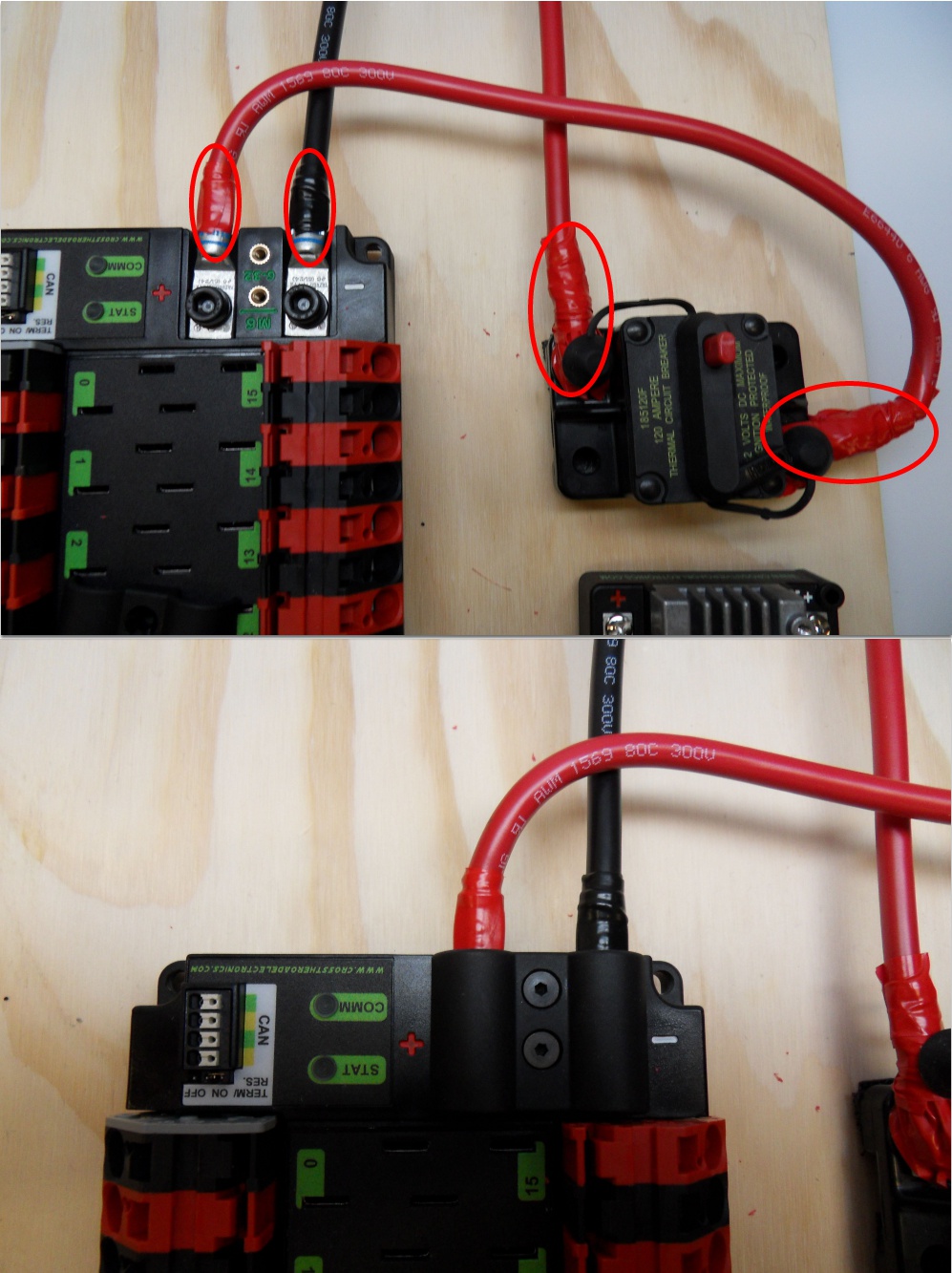 Insulate PDP connections