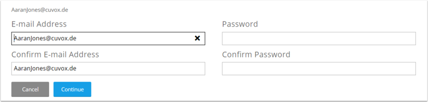 When the contact clicks the URL it will take them to a password reset page. 