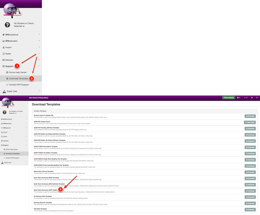 Step 1: Download the Running Records template.