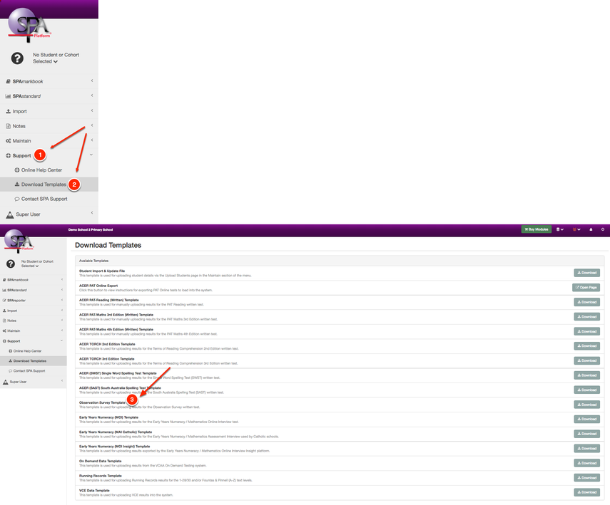Step 1: Download the Running Records template.